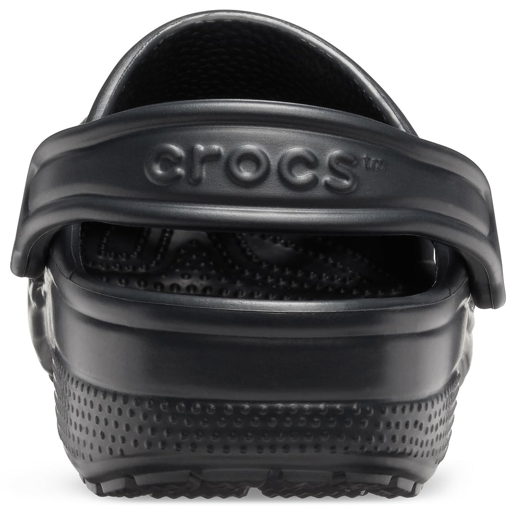 Crocs Unisex-Adult Classic Clog, Clogs for Women and Men, Black, 9 Women/7 Men