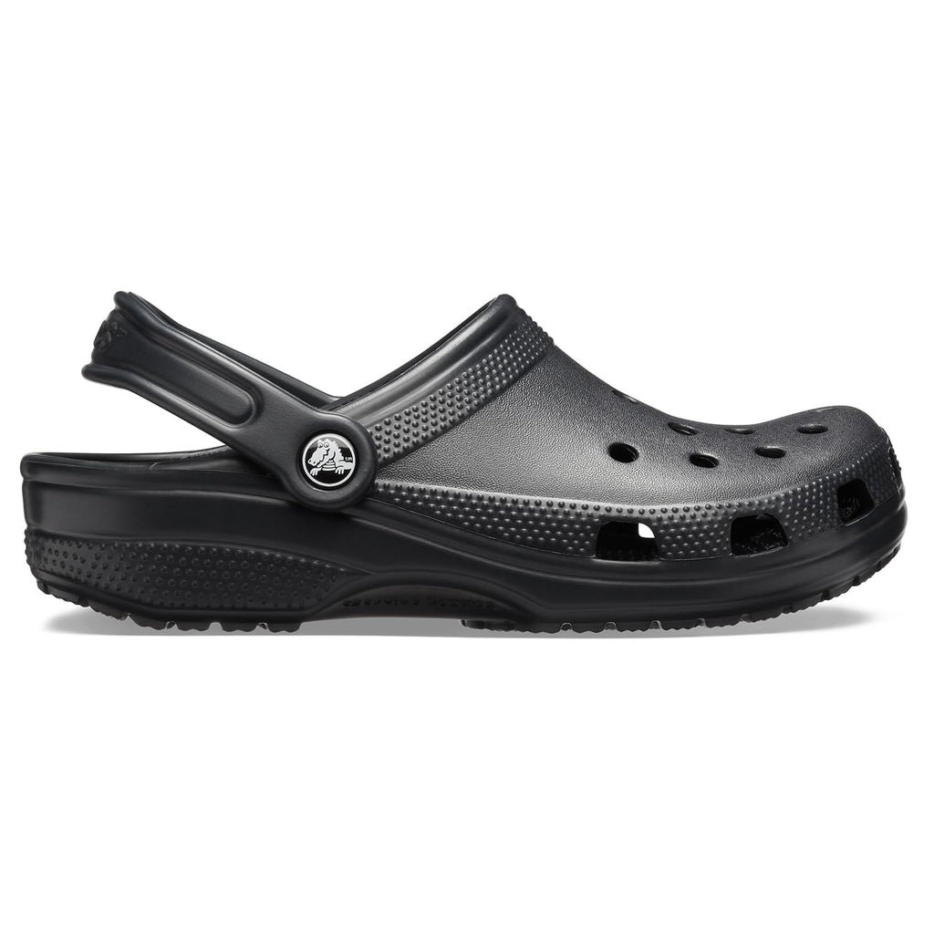 Crocs Unisex-Adult Classic Clog, Clogs for Women and Men, Black, 9 Women/7 Men