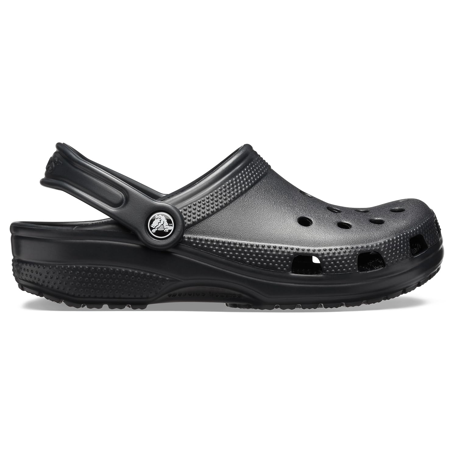 Crocs Unisex-Adult Classic Clog, Clogs for Women and Men, Black, 9 Women/7 Men