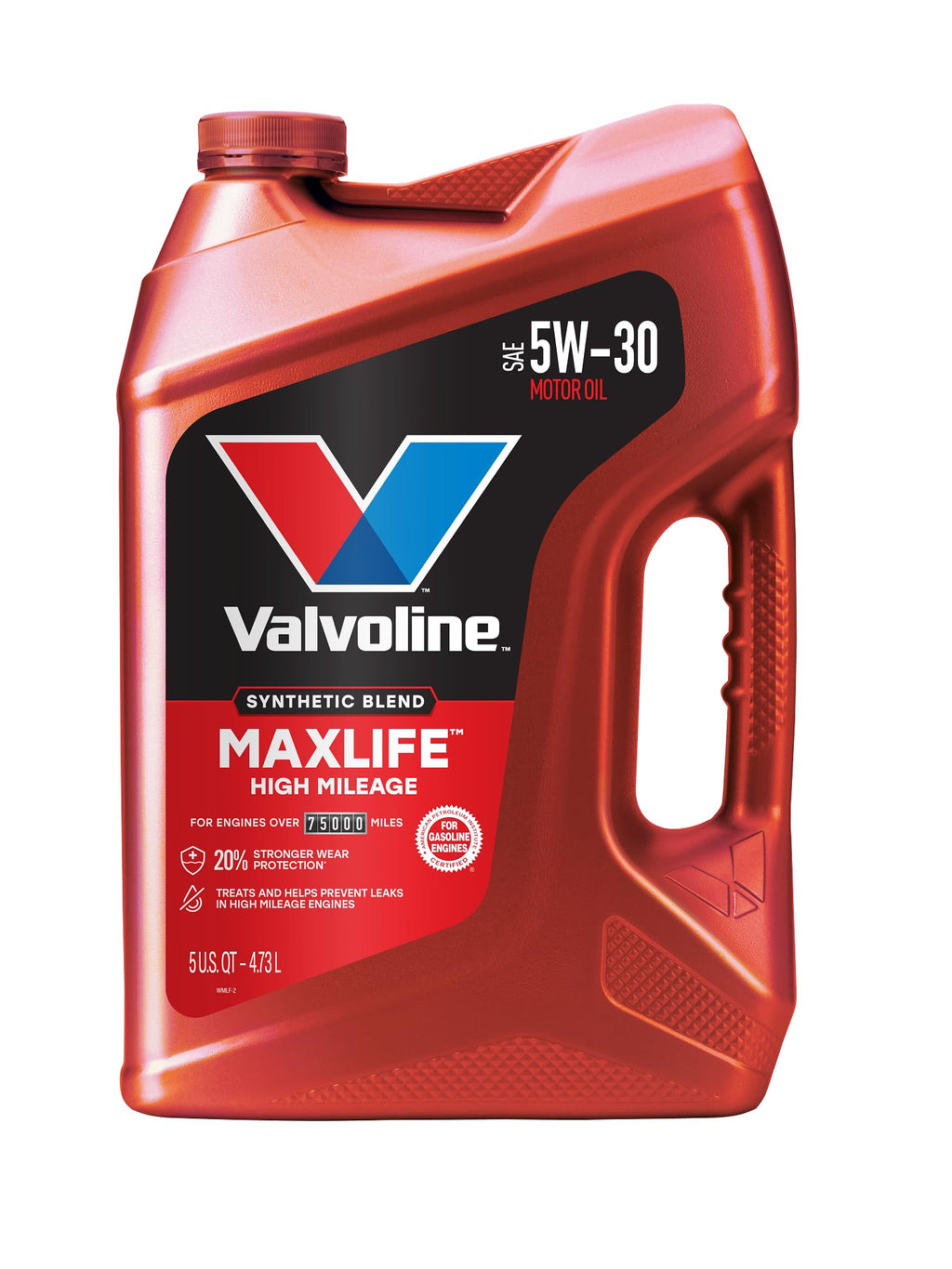 Valvoline MaxLife High Mileage 5W-30 Synthetic Blend Motor Oil 5 Quart